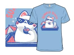 Funny Summer Beach Cat