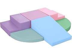 6-PC Soft PU Leather Climbing Blocks, Pink/Purple