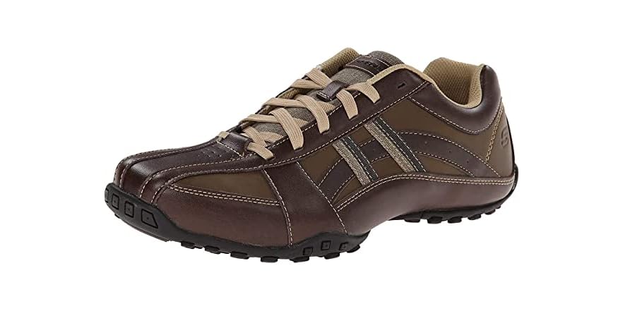 skechers men's citywalk malton oxford sneaker charcoal