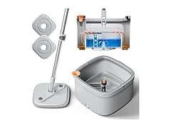 KZKR Spin Mop and Bucket Set- 2 Pad