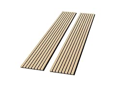ROOMTEC Wood Slat Panels 2pk Oak