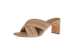 Amazon Essentials Women's Crossover Block Heeled Mules Sandal