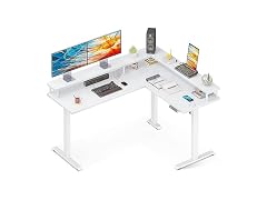 AODK L-Shape Electric Desk, 59"x48"
