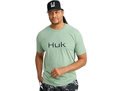 HUK Men's Standard Performance Fishing Logo Tee