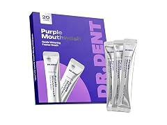 DR.DENT Purple Mouthwash for Teeth Whitening