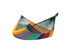 Sunnydaze Handwoven XXL Thick Cord Mayan Double Hammock