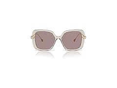 Swarovski Women's SK6011F Low Bridge Fit Square Sunglasses