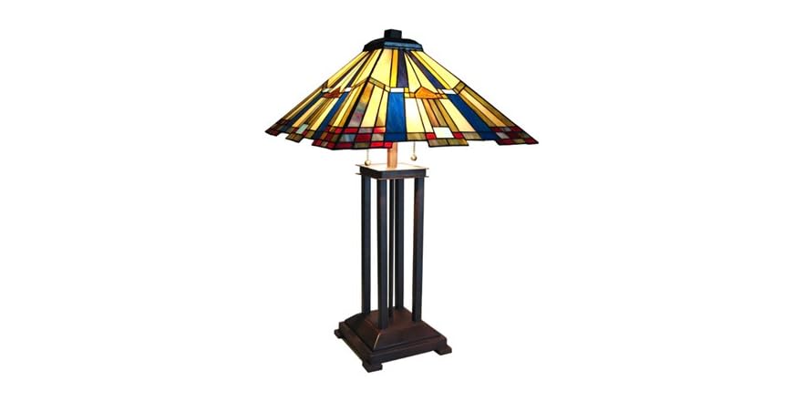 Tiffany-Style Mission Table Lamp