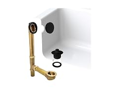 Westbrass A321H-62 14" Brass Bath Waste & Overflow Assembly