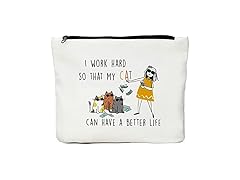 Cat Lover Makeup Bags (2 Pack)