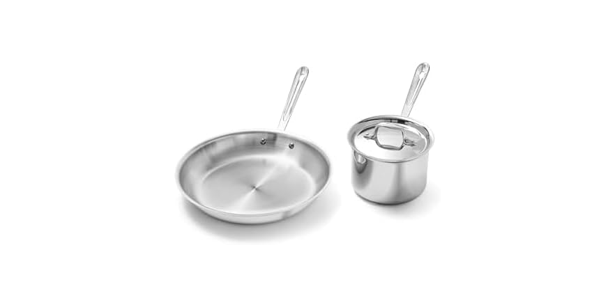 Woot! App: $151.99 | All-Clad D3 Stainless Steel Cookware Set, 3-Piece at Woot!