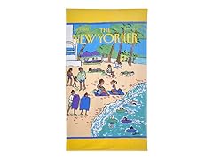 The New Yorker-Beach Scene Beach Towel