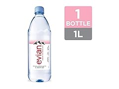 Evian Natural Spring Water, 1 L bottle