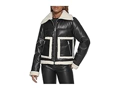 Levis Fur Puffer (M) Black