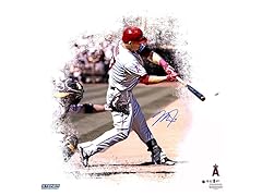 Mike Trout Signed Spotlight 24x24 Photo