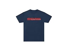 System of A Down Red Logo Tee Navy Med