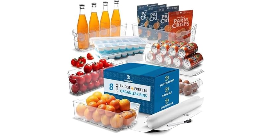 Hearth & Harbor Fridge Organizer Bins (14)