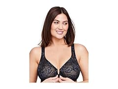 Glamorise Women (46F) Full Figure Lacey T-Back Bra