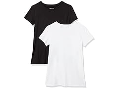 Amazon Essentials 2-Pack T-Shirt, Black (XXL)