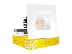 Perlglow 1.5 inch Square White Downlight