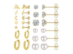 Wssxc Surgical Steel Earrings Set