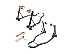 Motorcycle Stand Lift, 850lbs Front Rear Combo