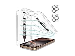 EZ-GLAZ iPhone 16 Pro Screen Protector 4+2 Pack