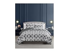 Vince Camuto Classic Shibori 100% Cotton Full/Queen Duvet Set