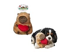 SPOT Capybara with Heart Plush Dog Toy