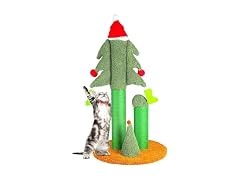 FluffyDream 32” Cat Scratching Post, Tall Christmas Tree