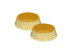 Fun Food Melamine Taco Pet Bowl - Large - 6 Cups Set of 2