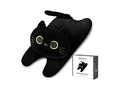 GEOPAI Microwave Heating Pad Large Black Cat