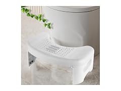 Demiwise Bathroom, Non-Slip Foldable Toilet Step Stool