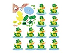 3D Floating Lucky Ducky Foam Craft Kit – 12 Sets