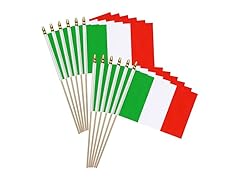 Italy Flags 8x12" Mini Handheld 12pk