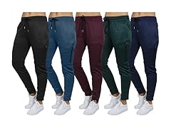 3Pk Asst Womens Fleece Sweatpants
