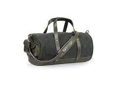 Londo Top Grain Canvas & Leather Duffel Bag
