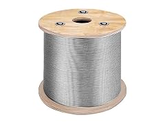 VEVOR T316 Stainless Steel Cable 1/8" 7x7 Steel Wire Rope Cable 500FT