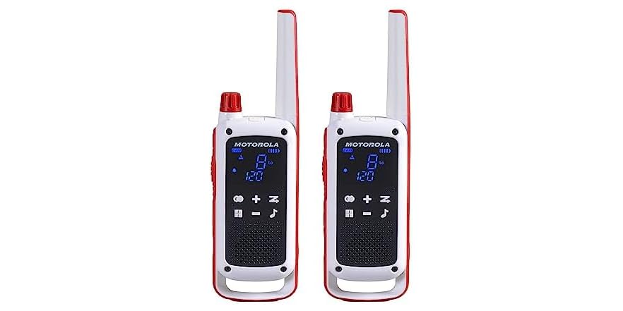 (NEW) 2-PACK Motorola T478 Talkabout 2-Way Radios, 35-Mile