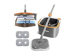 BOMIDI Mop and Bucket Set, Spin Mop