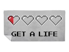 "Get a Life" Beach Towel