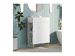 BNSPLY 22 Inch Bathroom Vanity with Sink