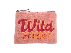 Karma Embroidered Carry All Travel Makeup Bag