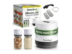 RoboSeal Rechargeable Mason Jar Vacuum