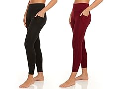 2PK Women's Active Leggings with Pockets