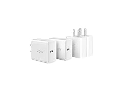 4-Pack USB-C 20W Charger Block Wall Adapter