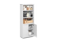 Furinno Robin 3-Tier Pantry 2 Doors