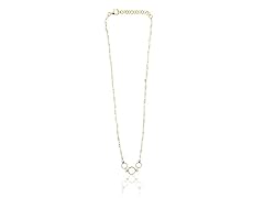 18K/SS.925 Clear Quartz Rock Candy 14cttw Necklace