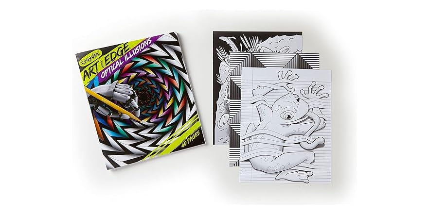 Crayola Art With Edge Optical Illusions Pages