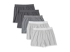 Amazon Essentials Mens Cotton Jersey Boxers 5Pk